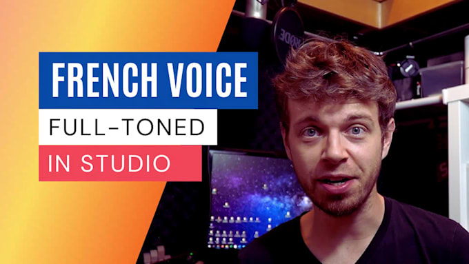 record a native male french voice over