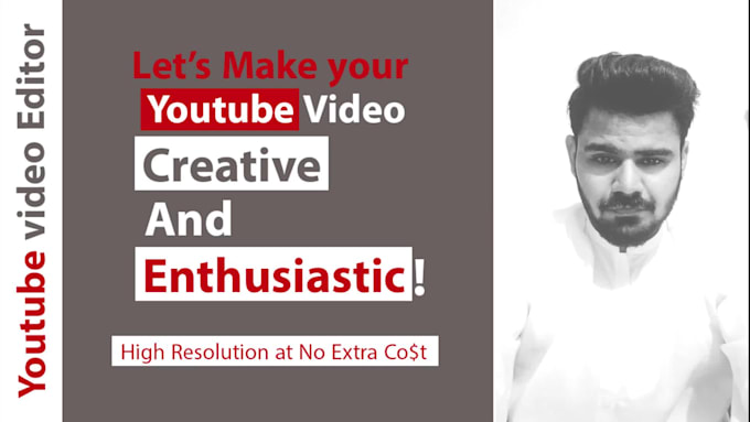 provide youtube video editing, hire a professional video editor