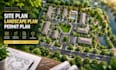 draw 2d site plan, landscape plan and plot plan for city permit and permit plans