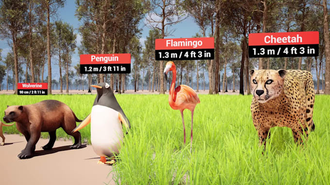 make high quality 3d comparison video for youtube