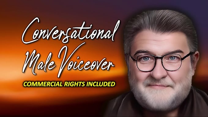 record a casual conversational male voice over