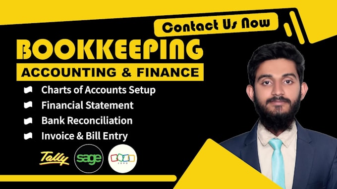 do bookkeeping in sage, odoo, zoho, tally, sap