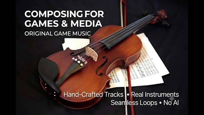 compose rich orchestral, cinematic soundtrack for your game