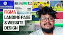 design responsive figma landing page and website uiux