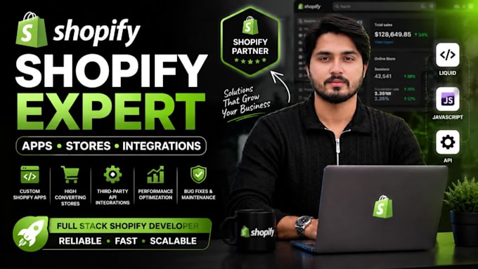design, redesign shopify stores or shopify website that sells