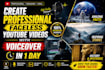 create professional faceless youtube videos with voiceover in 1 day