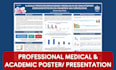 design scientific, medical, academic research conference poster presentation