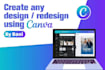 recreate graphics in canva for brochure, social media, flyer