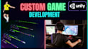 develop custom 2d and 3d unity games for android, PC