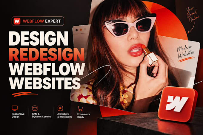 design, redesign or develop your webflow website