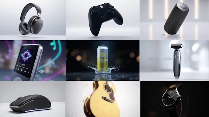 create 3d product animation