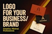 design a creative minimalist business logo
