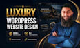 design a premium luxury wordpress website with modern branding