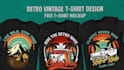 design retro vintage and custom tshirt design