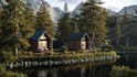 provide realistic rendering for house, cabin, tiny house
