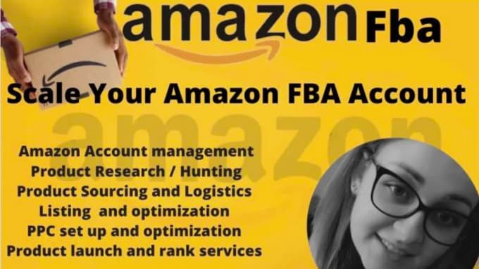 Hire a freelancer to be your amazon account manager, amazon fba