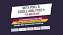 setup google analytics 4, and meta pixel conversion api tracking
