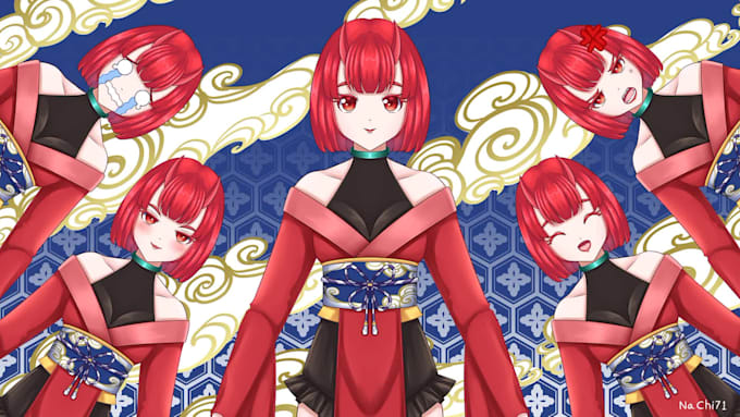 draw and design your pngtuber or png vtuber model