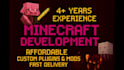 develop professional minecraft plugin or mod and servers