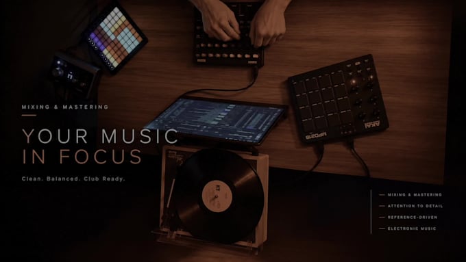mix and master your electronic music