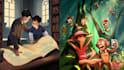 draw cute children book illustrations and cover designs