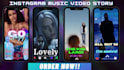 do music video promo for instagram stories