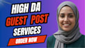do premium seo guest posts and high da guestpost backlink