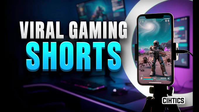 create viral gaming shorts for tiktok and youtube