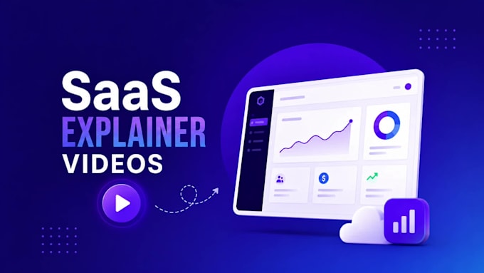 create a saas explainer video and software product demo