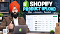 upload products or add products to shopify store