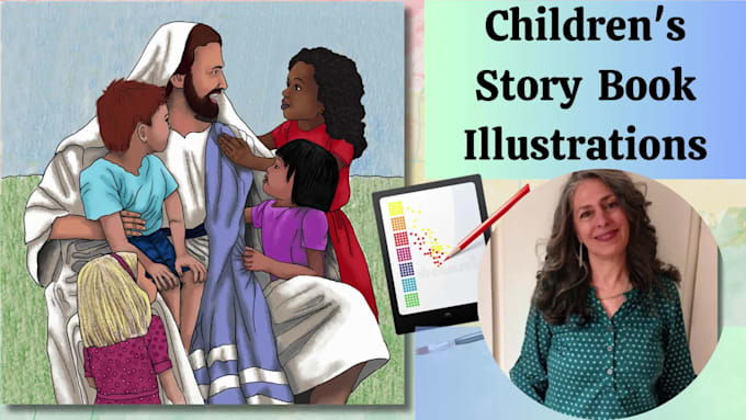 illustrate your children storybook with beautiful artwork