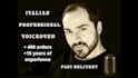 record pro italian and english male voice over in 24h