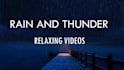 create relaxing rain video for your channel