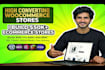 build a high converting ecommerce wordpress woocommerce website store or webshop
