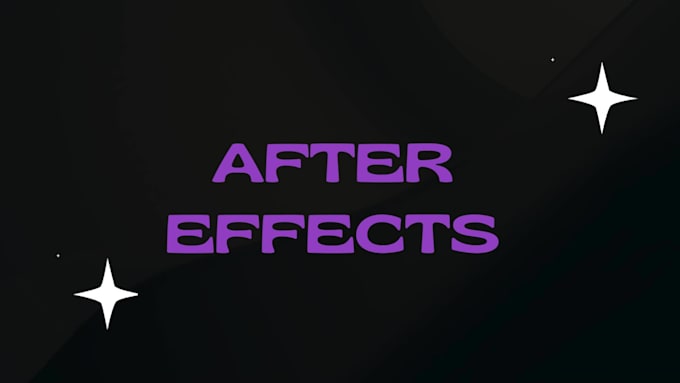 do your work in adobe after effects