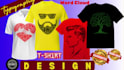 do word cloud art and typography t shirt design