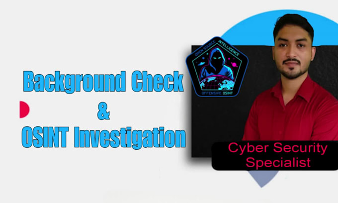 do background check and osint investigation