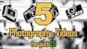 make all 5 photography logo intro video