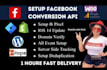install event ecommerce tracking shopify conversion API with gtm IOS 14 fb pixel