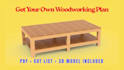 create custom DIY woodworking plans with  build guide