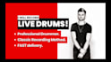 be your professional drummer for acoustic drum recording