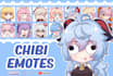 draw cute chibi emotes for twitch, youtube, and discord