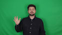 create a green screen spokesperson video