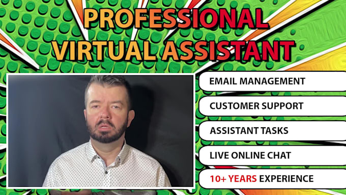 be your virtual assistant for email online chat and customer