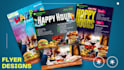 design urgent flyer, leaflet and booklet