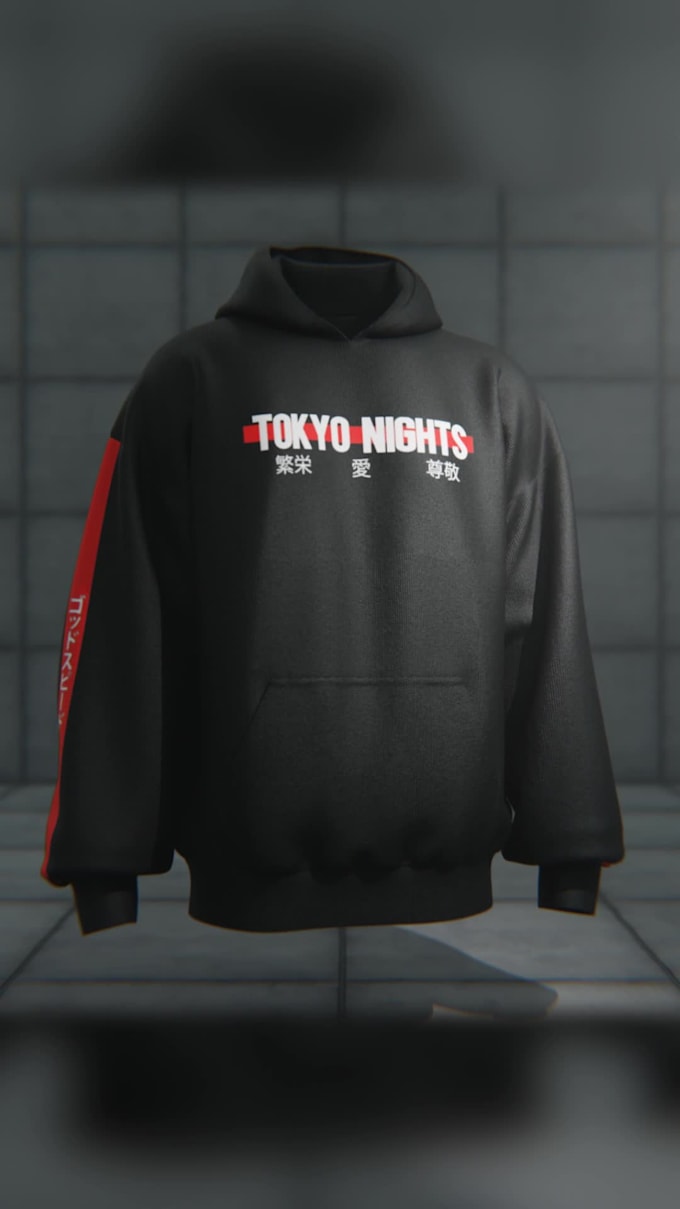 make an engaging 3d hoodie animation