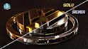 create this 3d gold or silver logo reveal