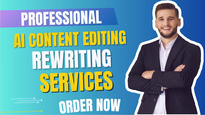 do ai proofreading and rewrite ai content within 24 hours