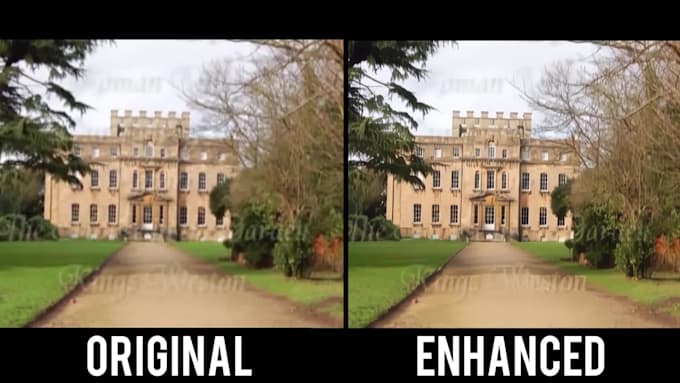 enhance and upscale your low quality video to high quality