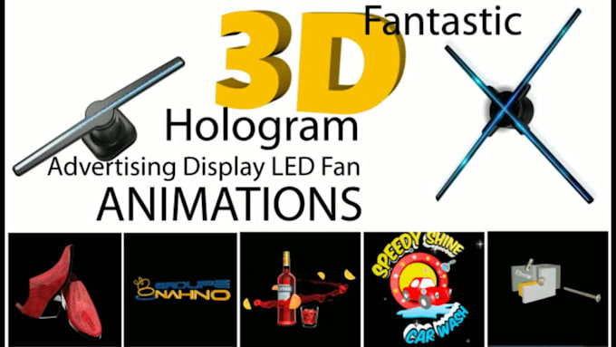hologram fan content with real depth and floating motion